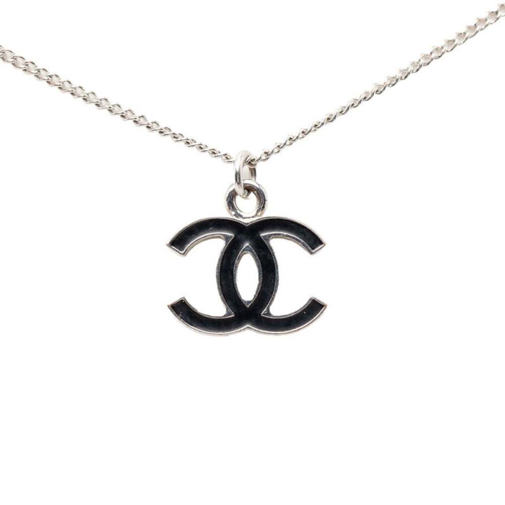 CHANEL Black Logo Necklace - Picture 2 of 6